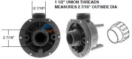 Aqua Flo FMCP Pump Wet End Diagram