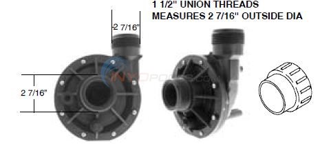 Aqua Flo FMHP Pump Wet End Diagram