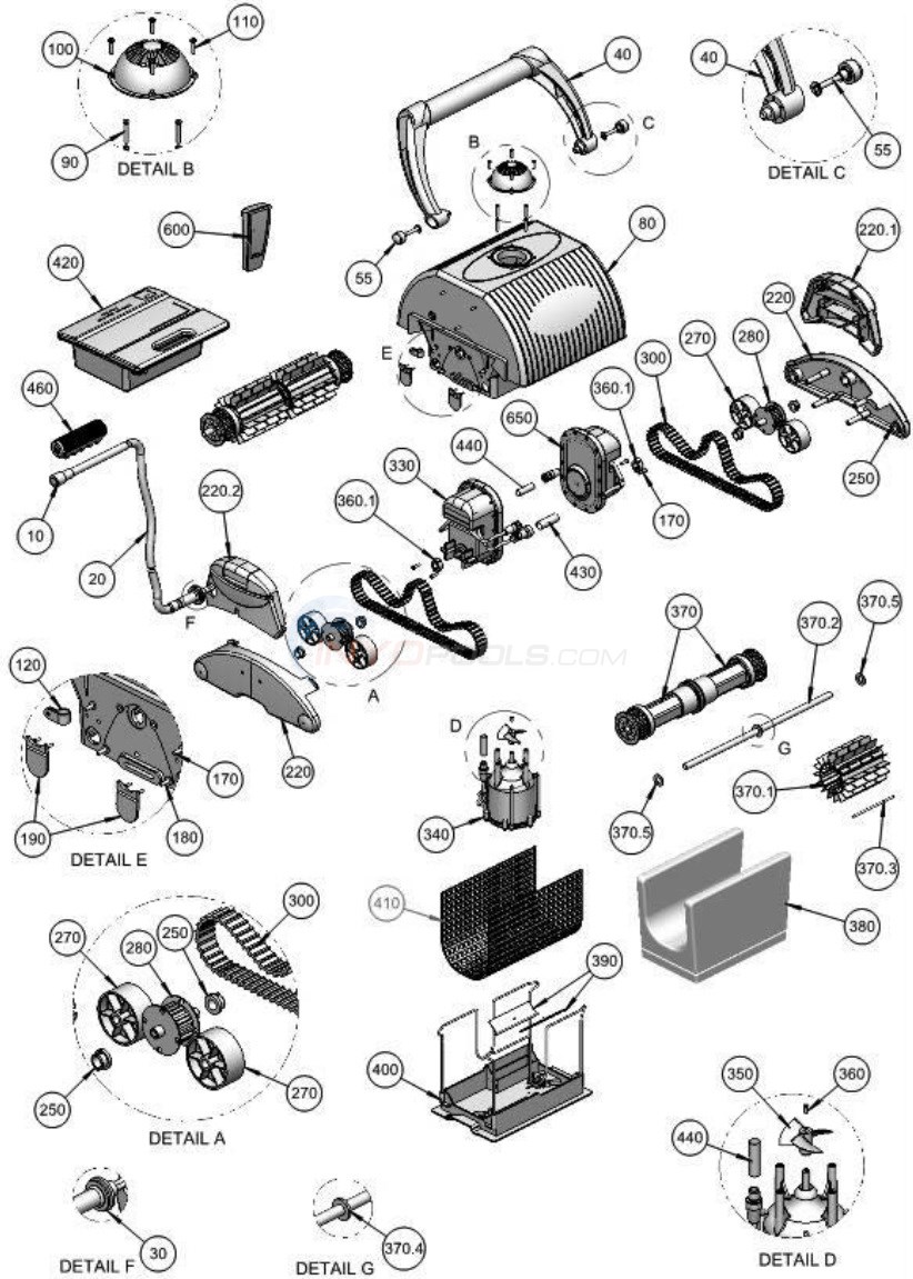 【メール便無料】 Aquamax X2 Parts - INYOPools.com その他