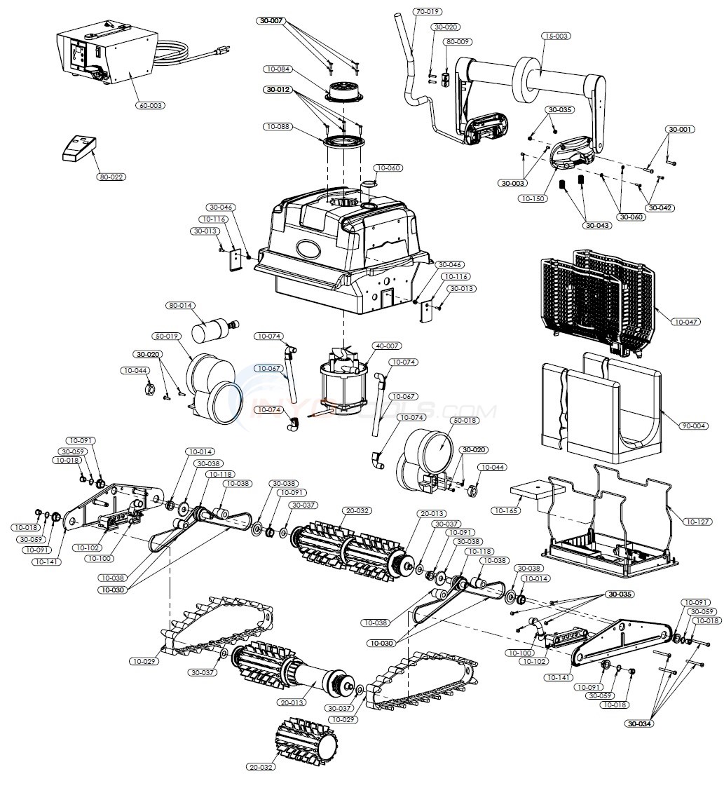 Aquabot Turbo T4 RC Diagram