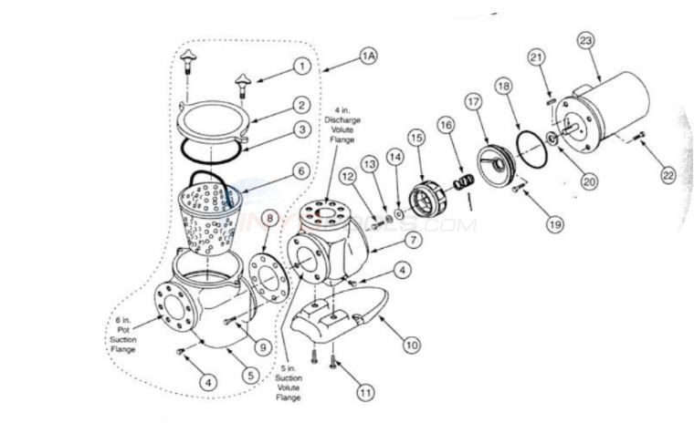 Pentair / Purex C Series Pump Diagram