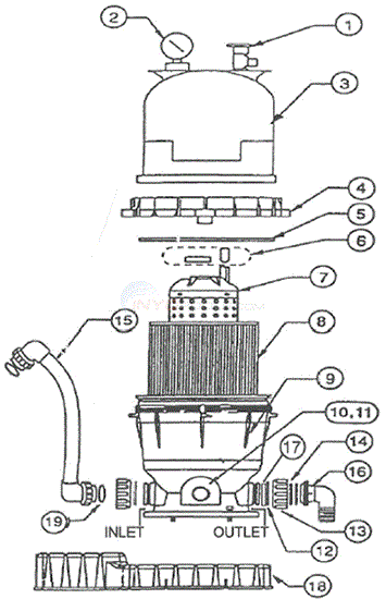 Pentair Clean & Clear AG System Pre 2009 Diagram