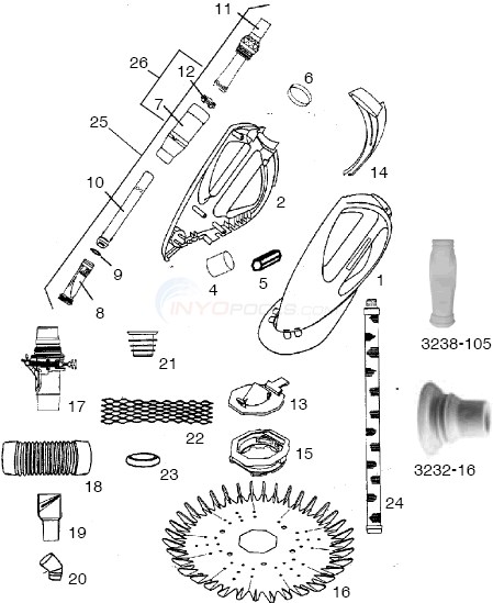 Baracuda / Zodiac G3 Diagram