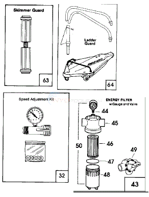 Jandy Ray Vac Accessories Parts 