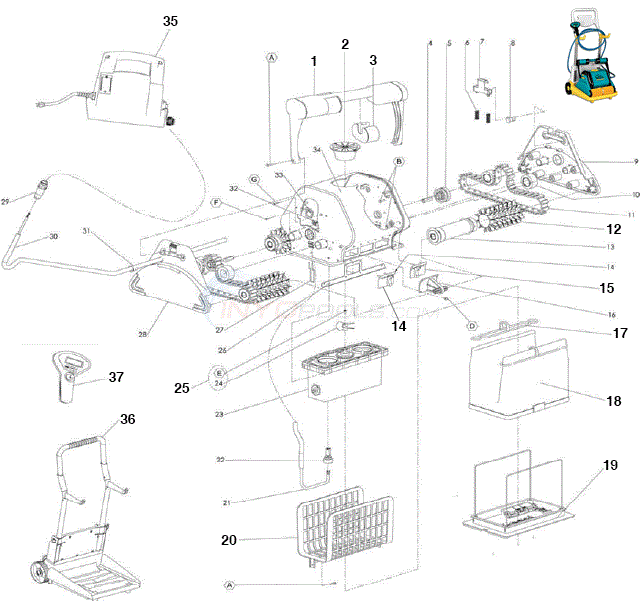 Dolphin Diagnostic Parts Diagram