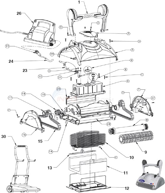 Maytronics Dolphin DX4 Diagram