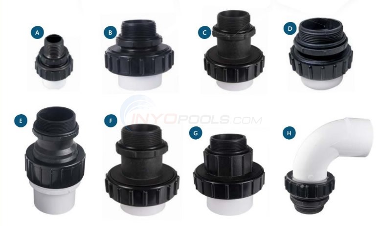 Custom Molded Products High Temp Unions Diagram