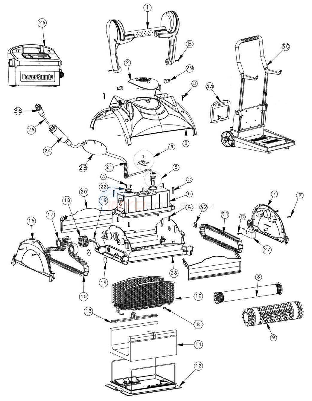 Maytronics Dolphin Apollo Diagram