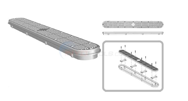 Custom Molded Products Main/Channel Drains Diagram