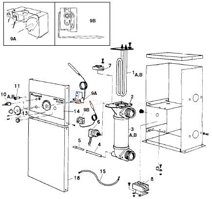 Models ELS 551-2, ELS 552-2, ELS 1101 & ELS 1102-2 Parts ... raypak 552 wiring diagram 