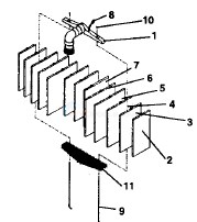 Sta-Rite System 3 D.E. - Filter Element Assembly for S7D75 Diagram