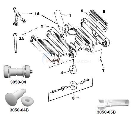 Flex Vac Heads Parts Diagram