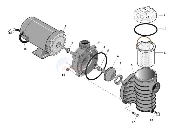 Flotec AG Pump, Models FP612101 & FP6131 Parts