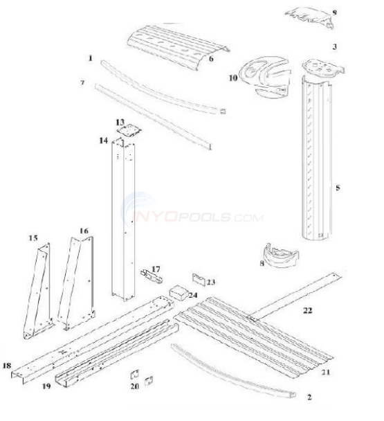 Harbortown Yardmore 10'x16' Oval 52