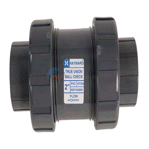 Hayward TC Series True Union Ball Check Valve Diagram
