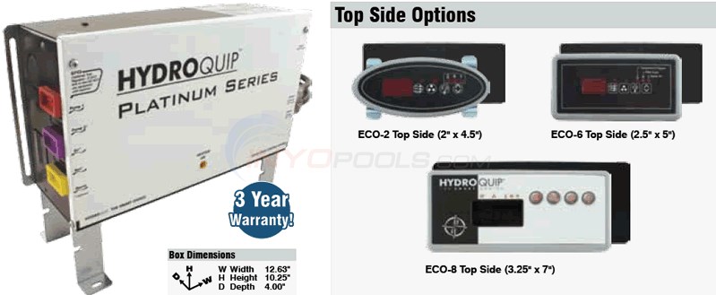 HydroQuip PS6502 Electronic, No GFCI Diagram