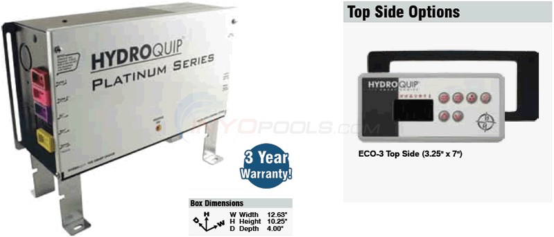 HydroQuip PS6503 Electronic, No GFCI Diagram