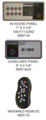 Hydroquip Spaside Optional Controls - ES9700 Diagram