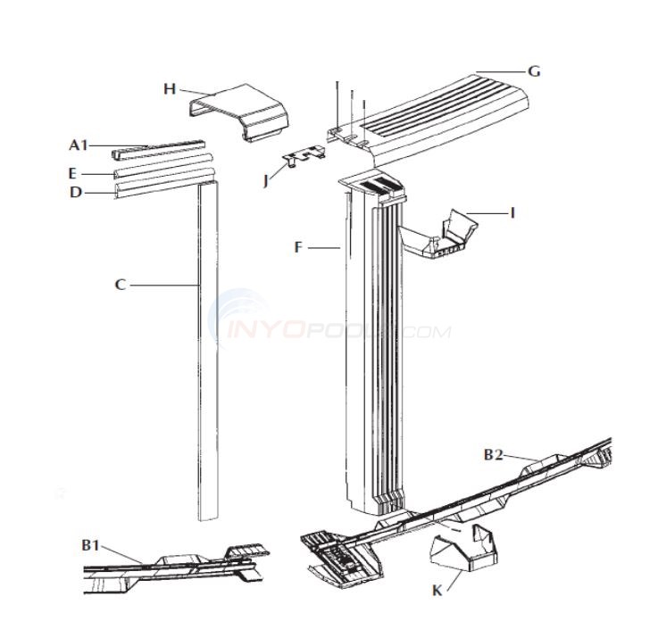 Illusion RRR Pearl 12' Round 52" Wall (Years 2000-2004) Diagram