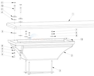 Interfab La Mesa Base Parts - INYOPools.com