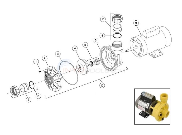 Waterway Iron Might Circulation Pump Diagram