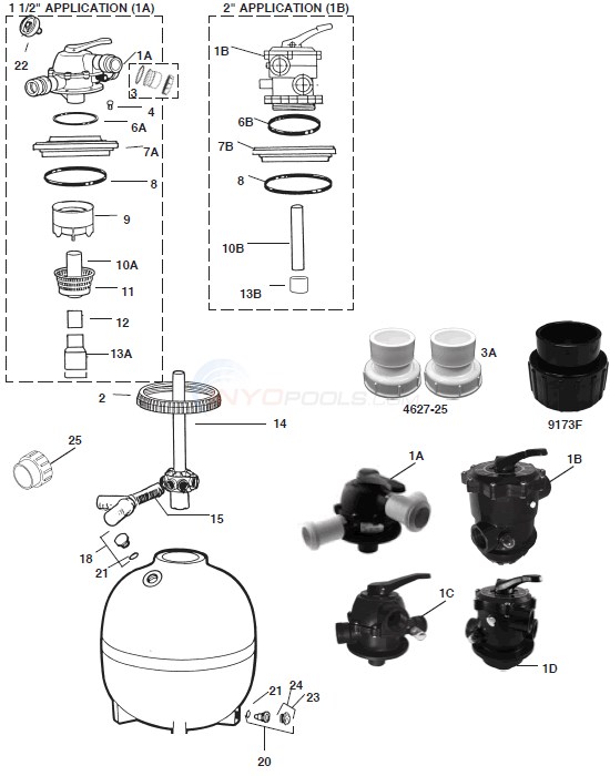 Jacuzzi Sand Trap Filter - 27