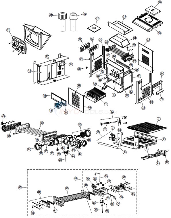 Jandy Legacy Model LRZE Diagram