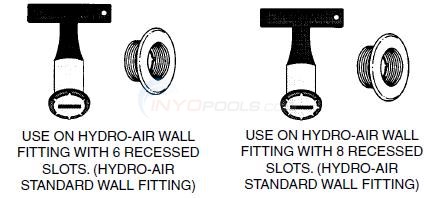 Wrenches, Wall Fitting - Hydro Air  Diagram