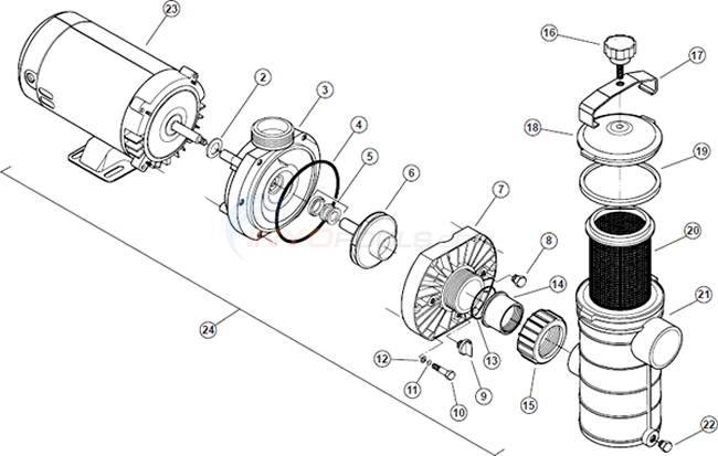 Sta-Rite Dura-Jet JS Series Parts - INYOPools.com