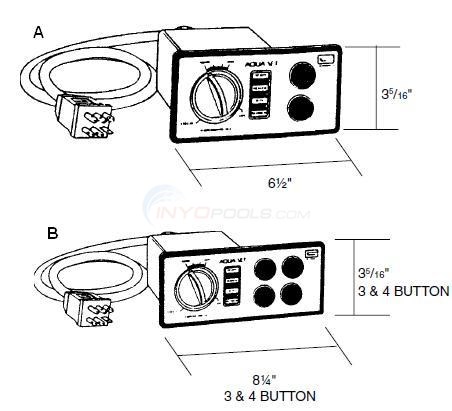 Standard Aquaset Consoles  Diagram