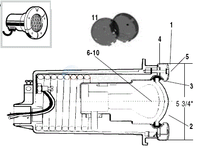 Hayward Astrolite II SP-590 Series Diagram