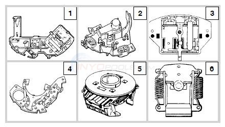 Motor Parts - G.E. Diagram