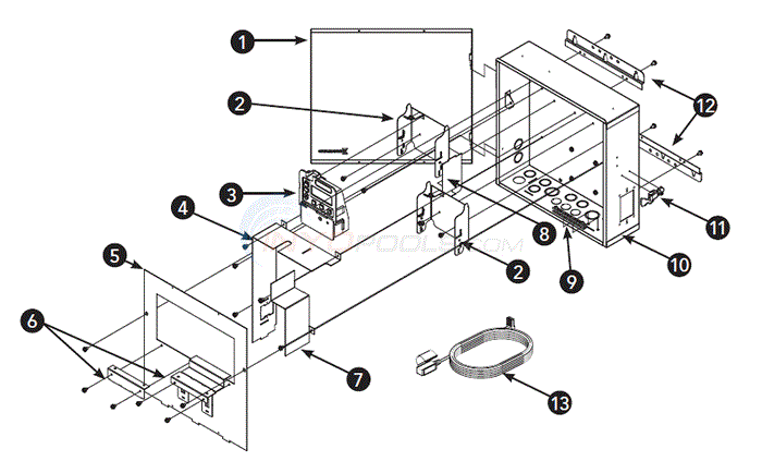 PE15300 Series Electronic Control Centers Diagram