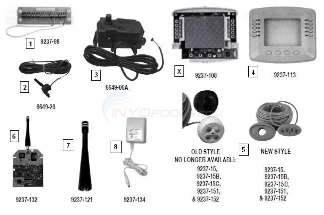Pentair Intellitouch Parts & Accessories Diagram