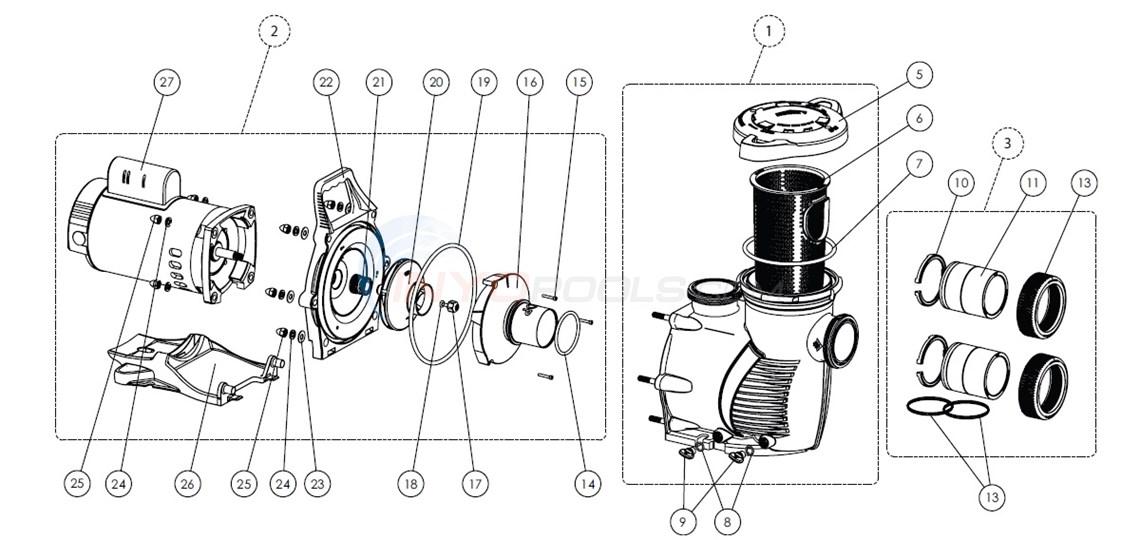 Sta-Rite Max-E-ProXF Pump Diagram