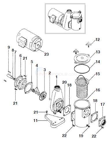 Premier 658 Bronze Pump Diagram