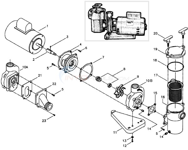 Aqua Flo A Series Pump Parts - INYOPools.com