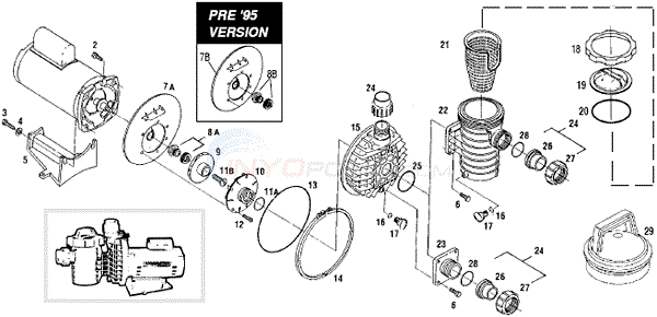 Aqua Flo Dominator - High Head Diagram
