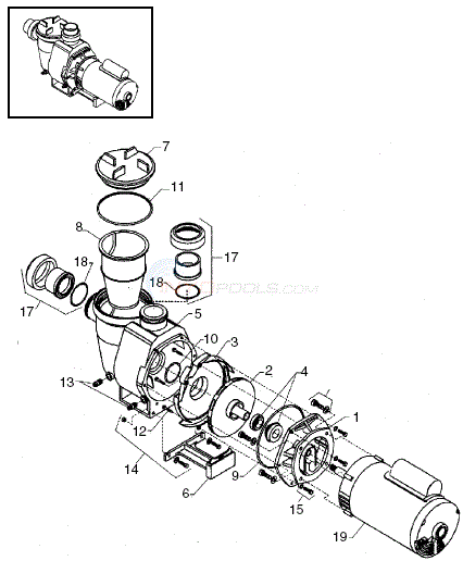 Jandy HHP & HHPU Series Pump Parts - INYOPools.com