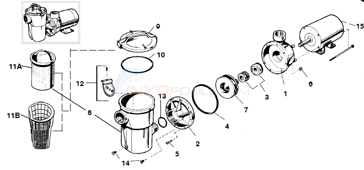 Leslie's Hydramax Above Ground Pump Diagram