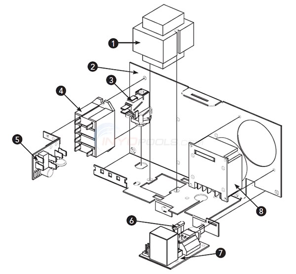 Housing Assembly for RC2163BE Diagram