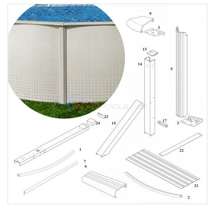Reprieve 15'x30' Buttress Oval 54 Reprieve 15'x30' Buttress Oval 54