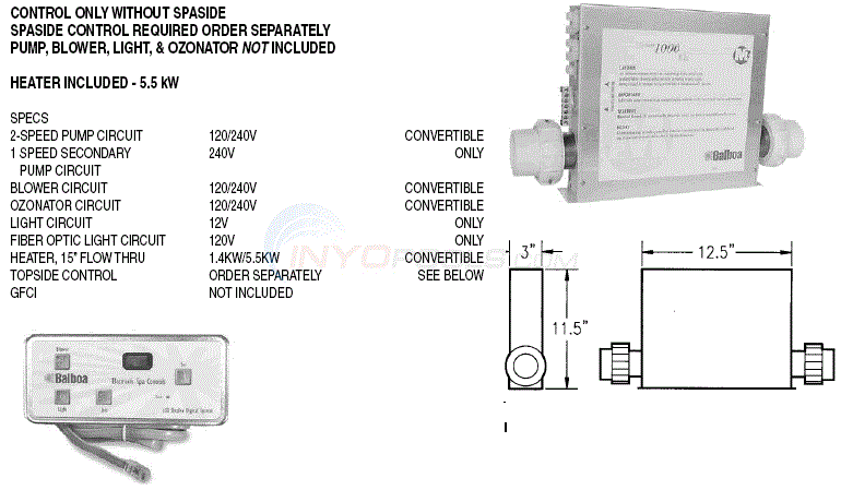 Balboa 1000 LE System Parts - INYOPools.com
