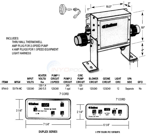 Balboa M-1 Power System Diagram