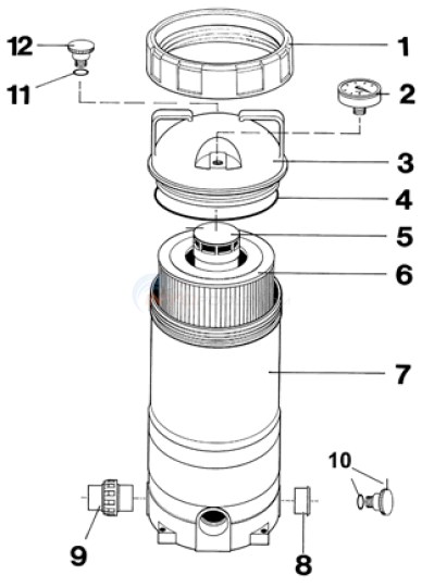 Speck AC Cartridge, AC75, 100, 150 Diagram