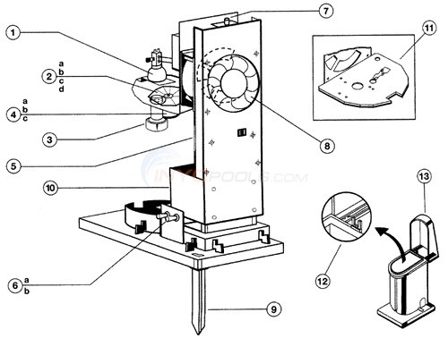 Super Vision Illuminator SV150TMH Diagram
