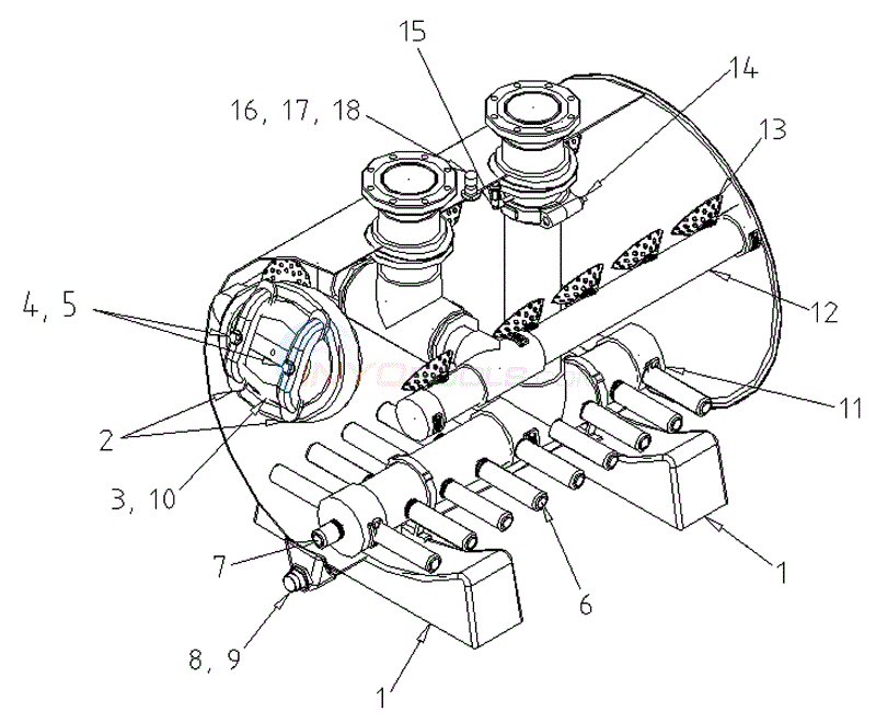 Pentair THS Horizontal Sand Filter Parts
