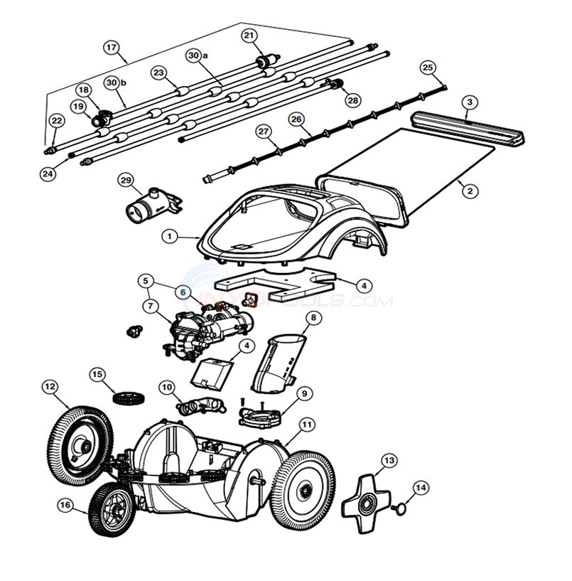 Hayward TriVac 500 Parts - INYOPools.com