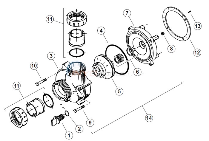 Vico Ultimax Spa Pump Diagram