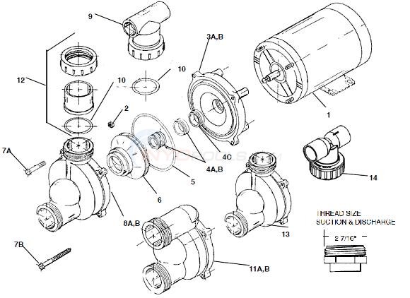 Vico Ultra Flow Pump Parts Diagram